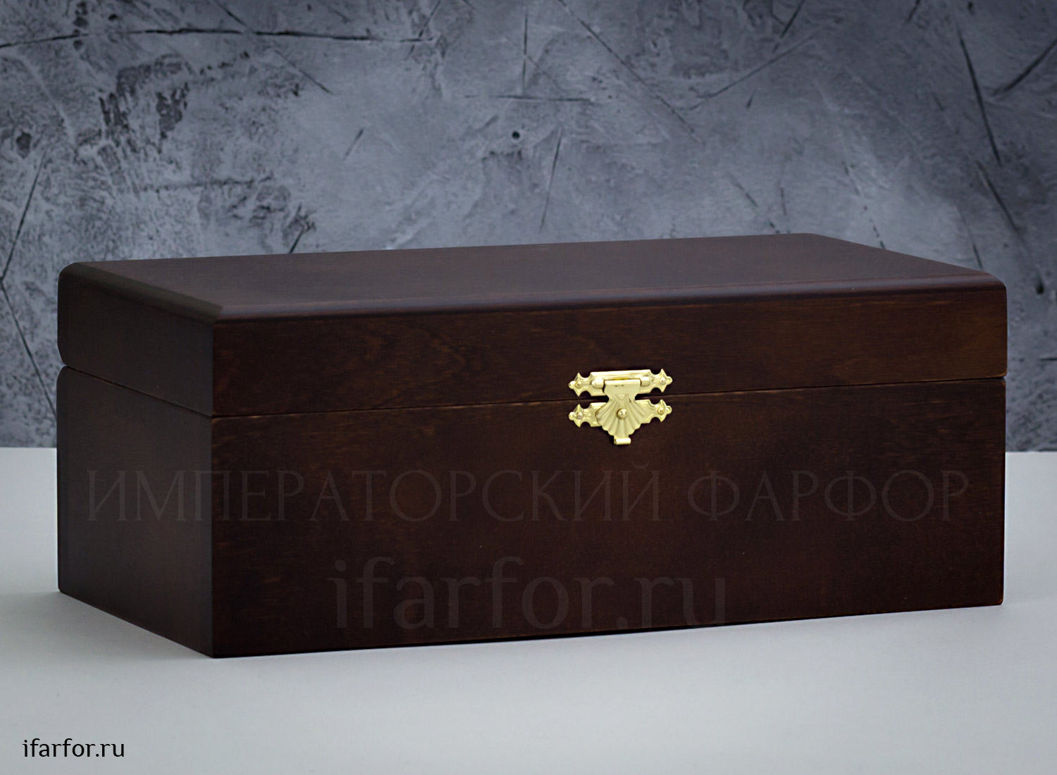 Шкатулка на 2 игрушки «Шкатулка коричневая» Форма: Шкатулка. Дерево, ткань. 255 x 135 x 100 мм.