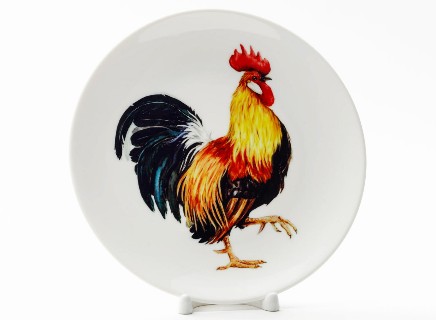 Декоративная тарелка «Петушок- золотой гребешок»