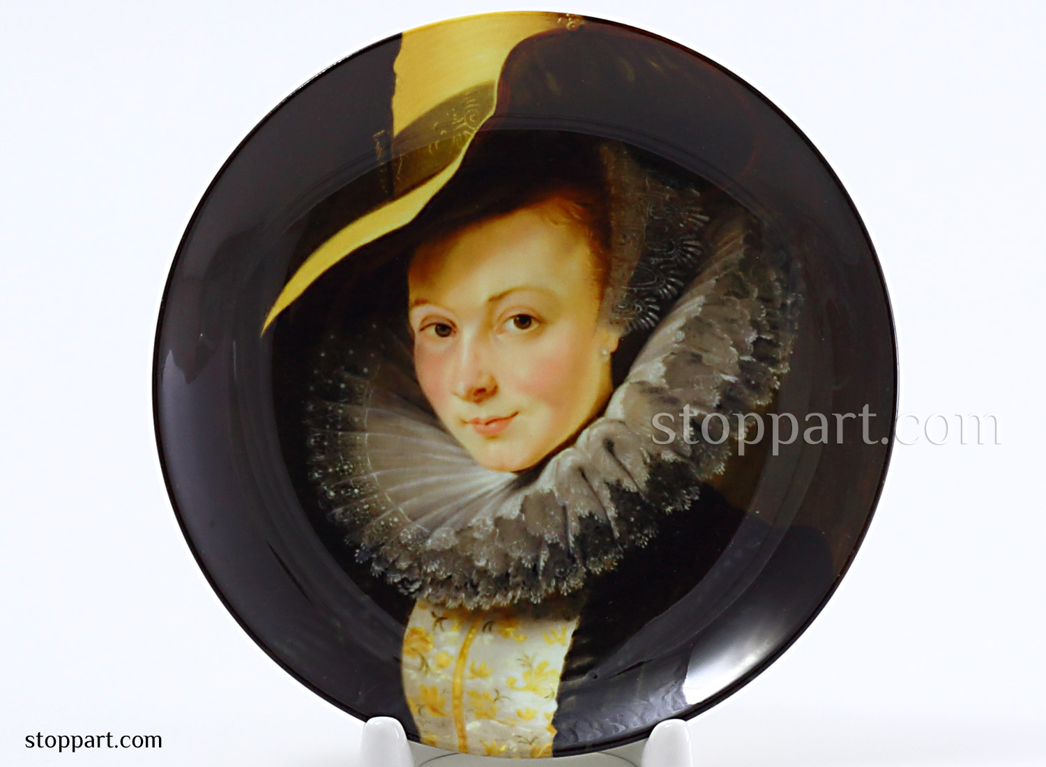 Декоративная тарелка «Изабелла Брандт (в шляпе)»