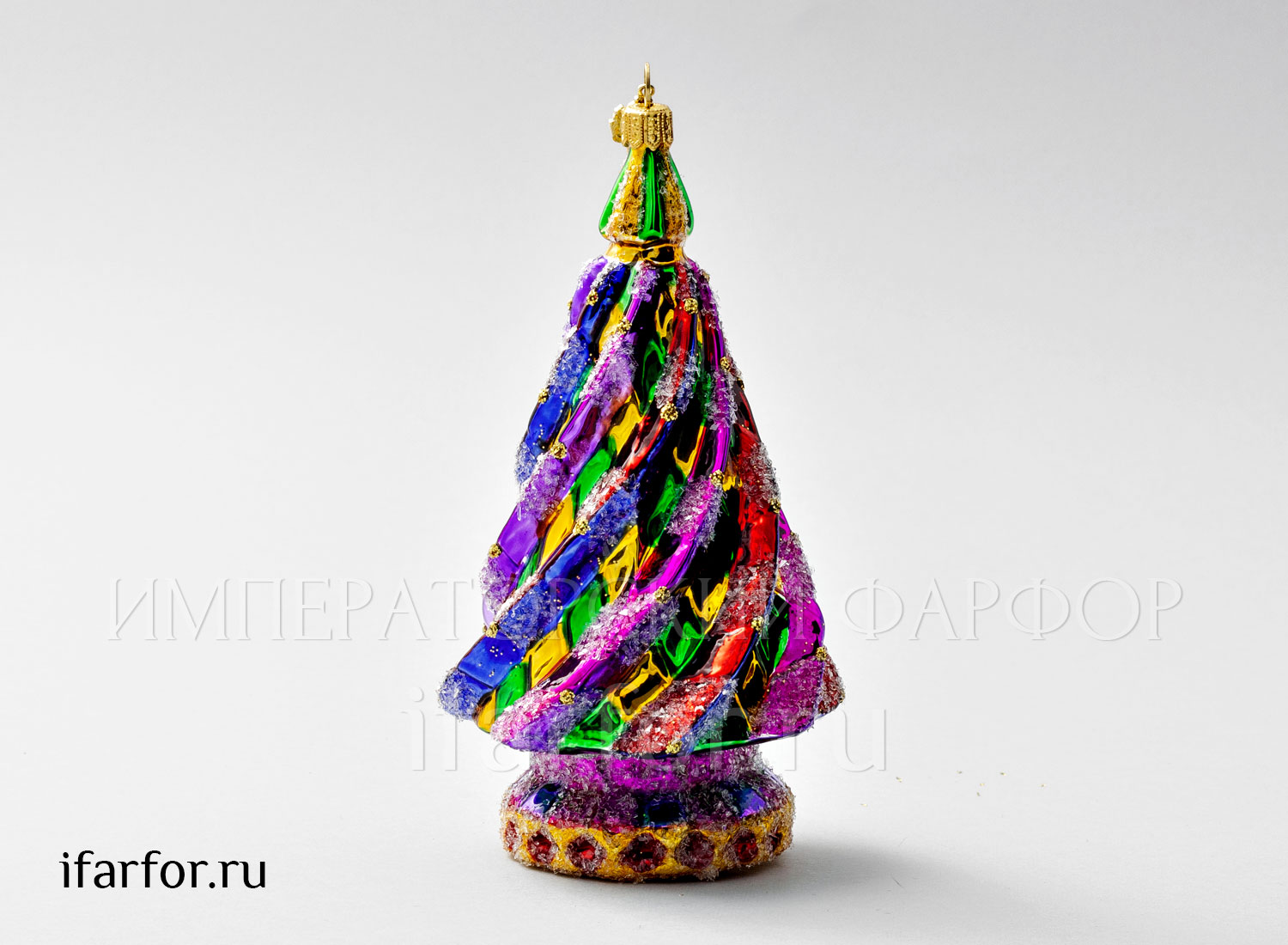 Елочная игрушка в подарочной коробке 210х130мм «Космическая Рождественская елка»