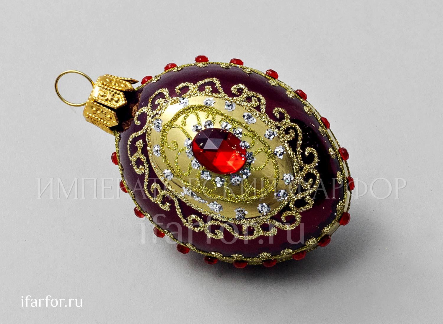 Елочная игрушка «Яйцо Фаберже малое»