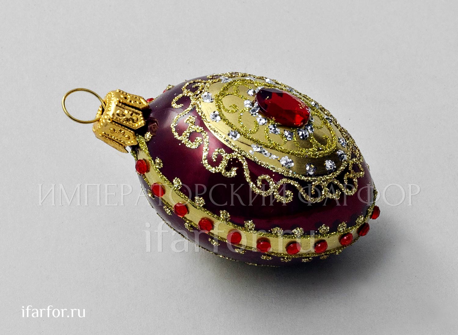 Елочная игрушка «Яйцо Фаберже малое»