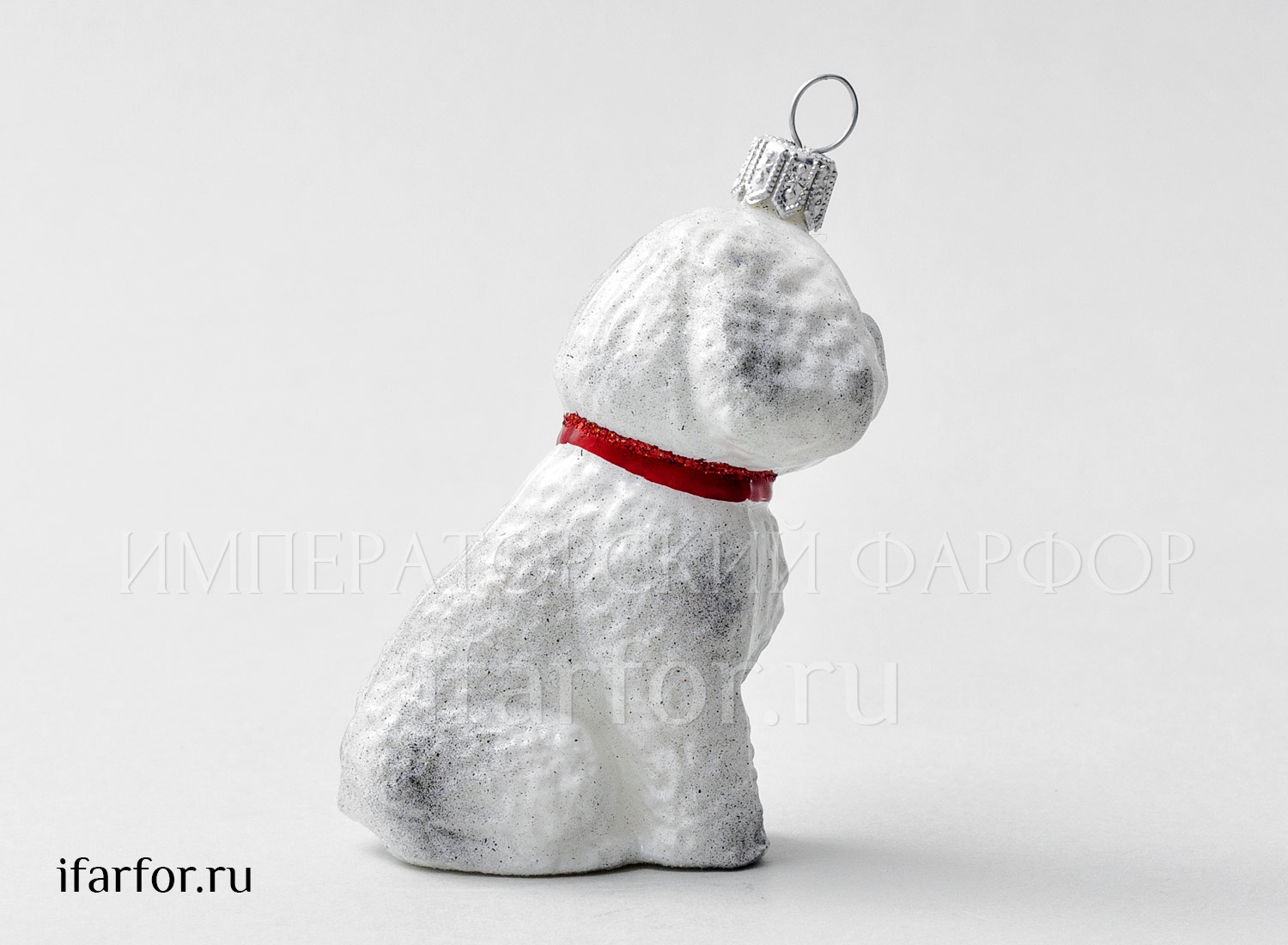 Елочная игрушка «Мальтийская болонка»