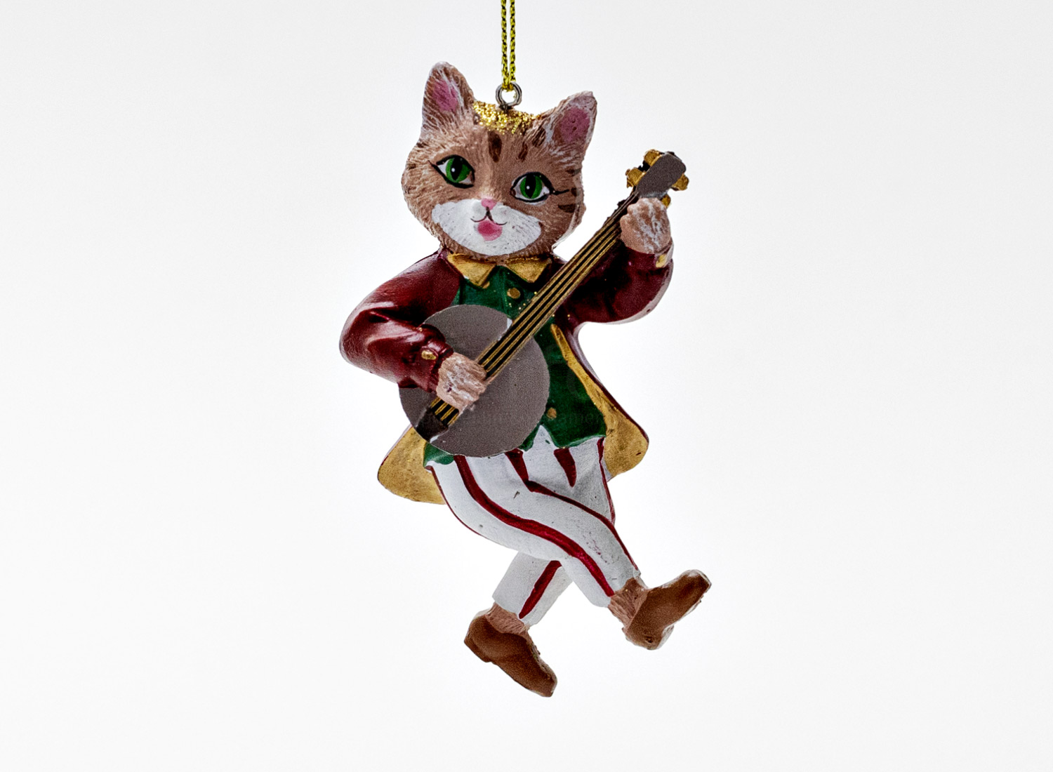 Елочная игрушка «Котенок с банджо»