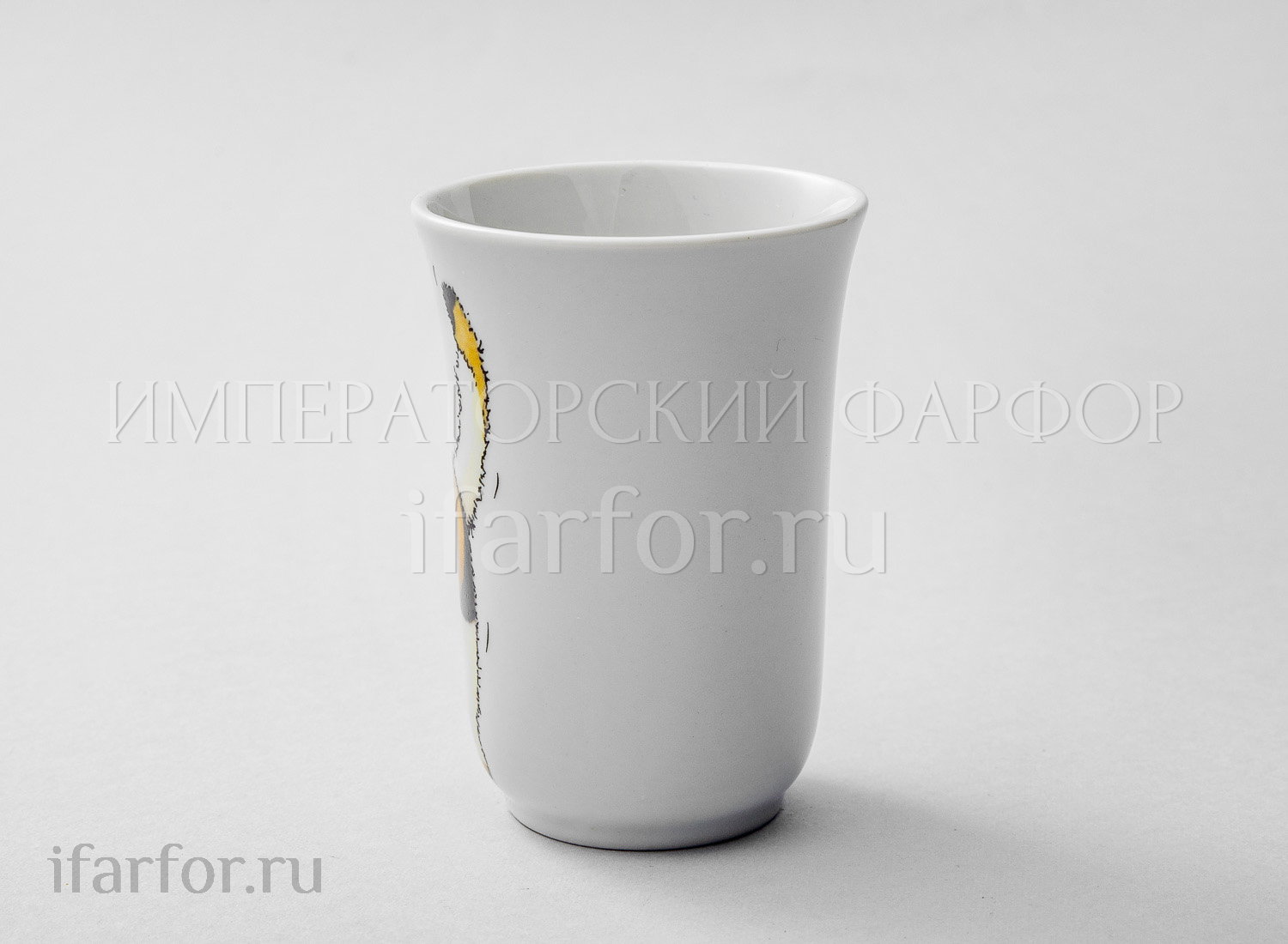 Стаканчик детский «Собачка» Твердый фарфор. 68 x 95 мм.