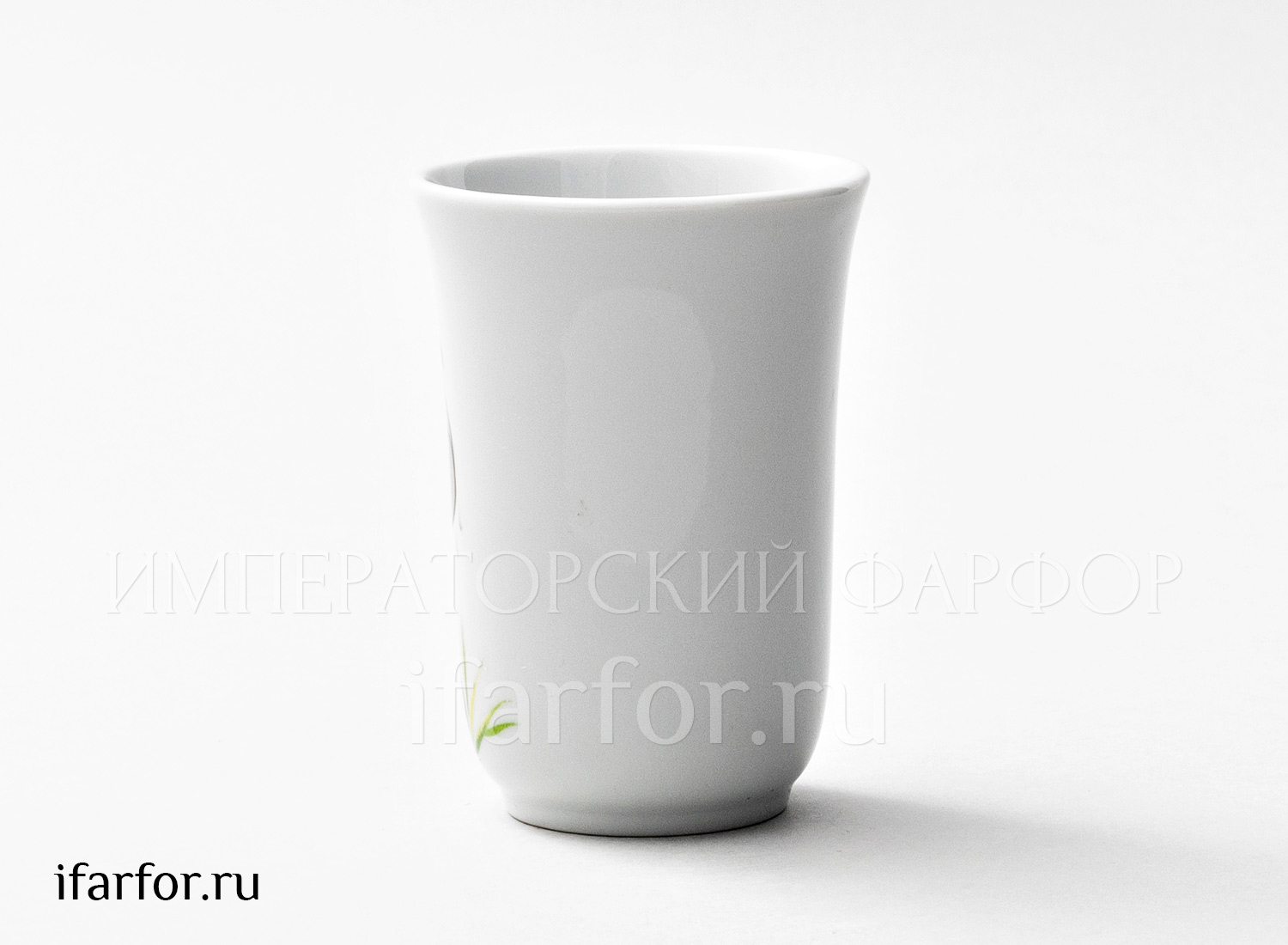 Стаканчик детский «Бегемотик» Твердый фарфор. 68 x 95 мм.