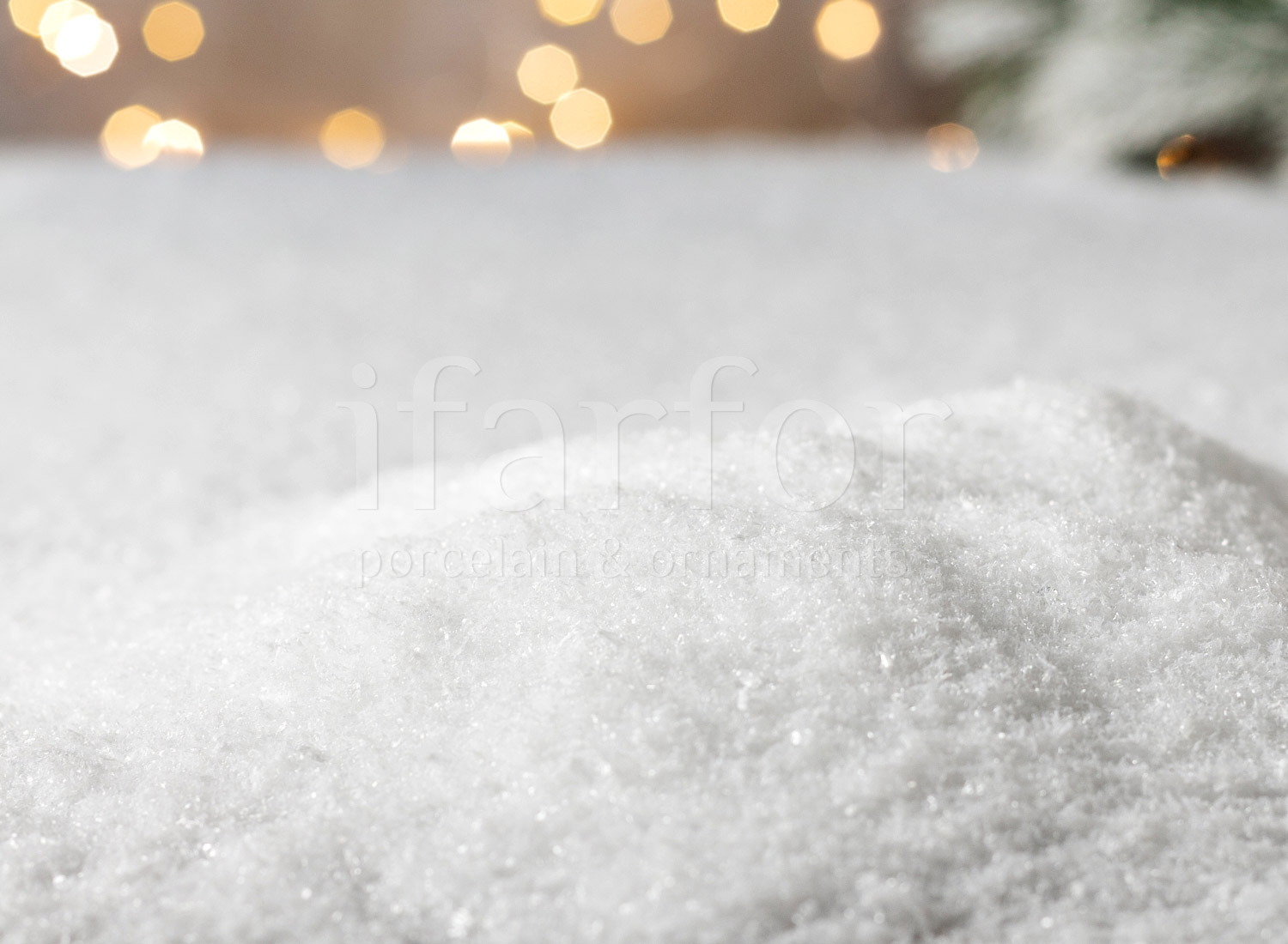 Елочное украшение «Снежная пудра»