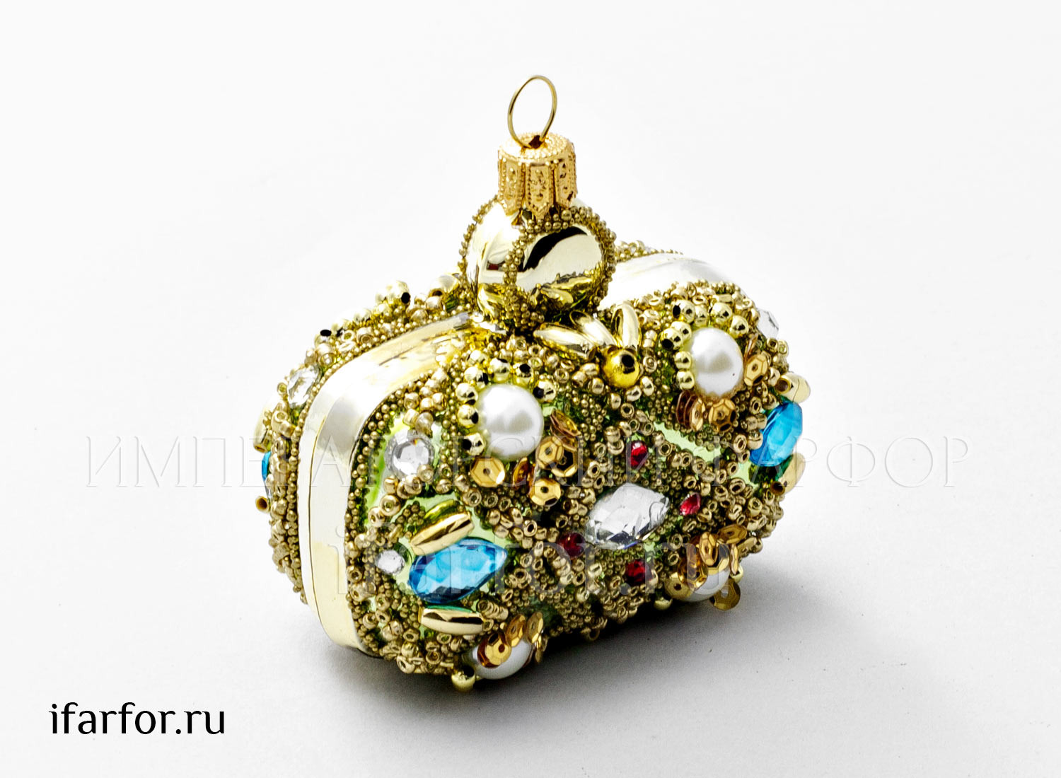 Елочная игрушка в подарочной коробке «Сумочка»