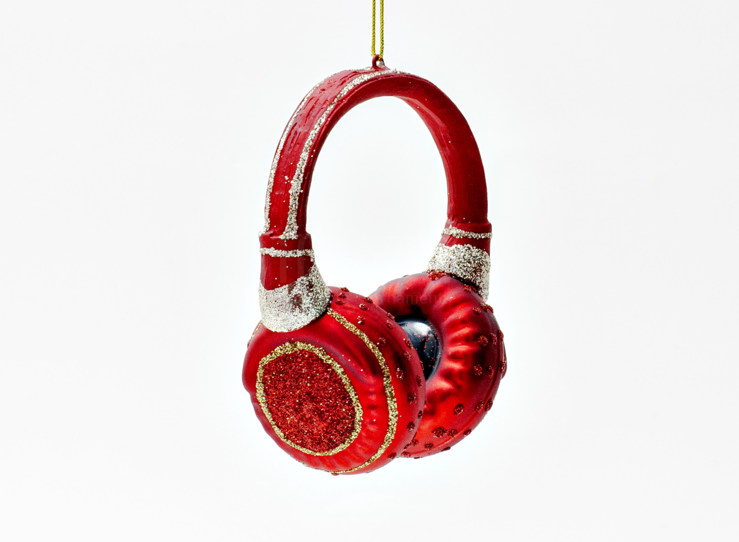 Елочная игрушка «Наушники красные»