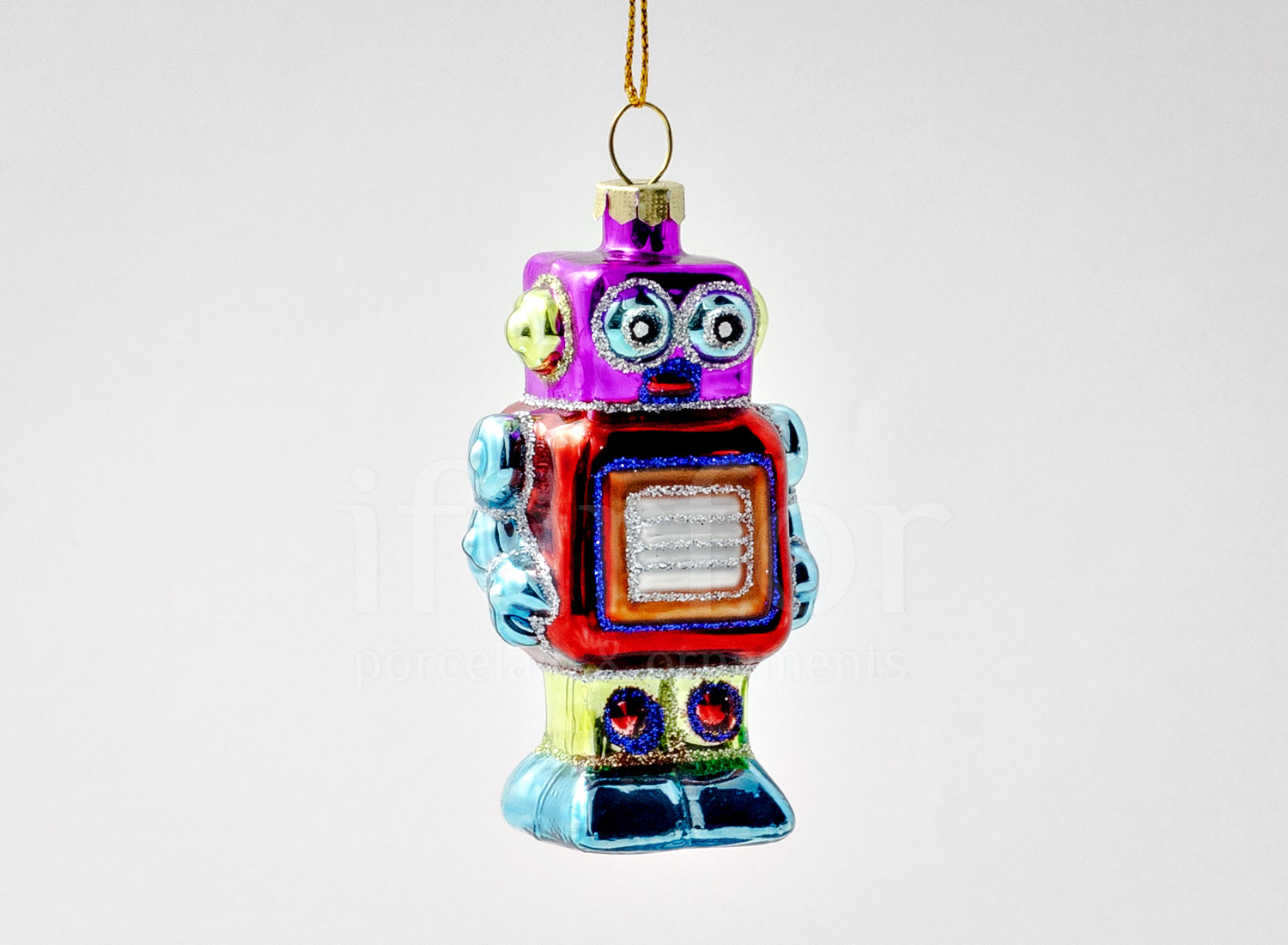Елочная игрушка «Маленький робот»