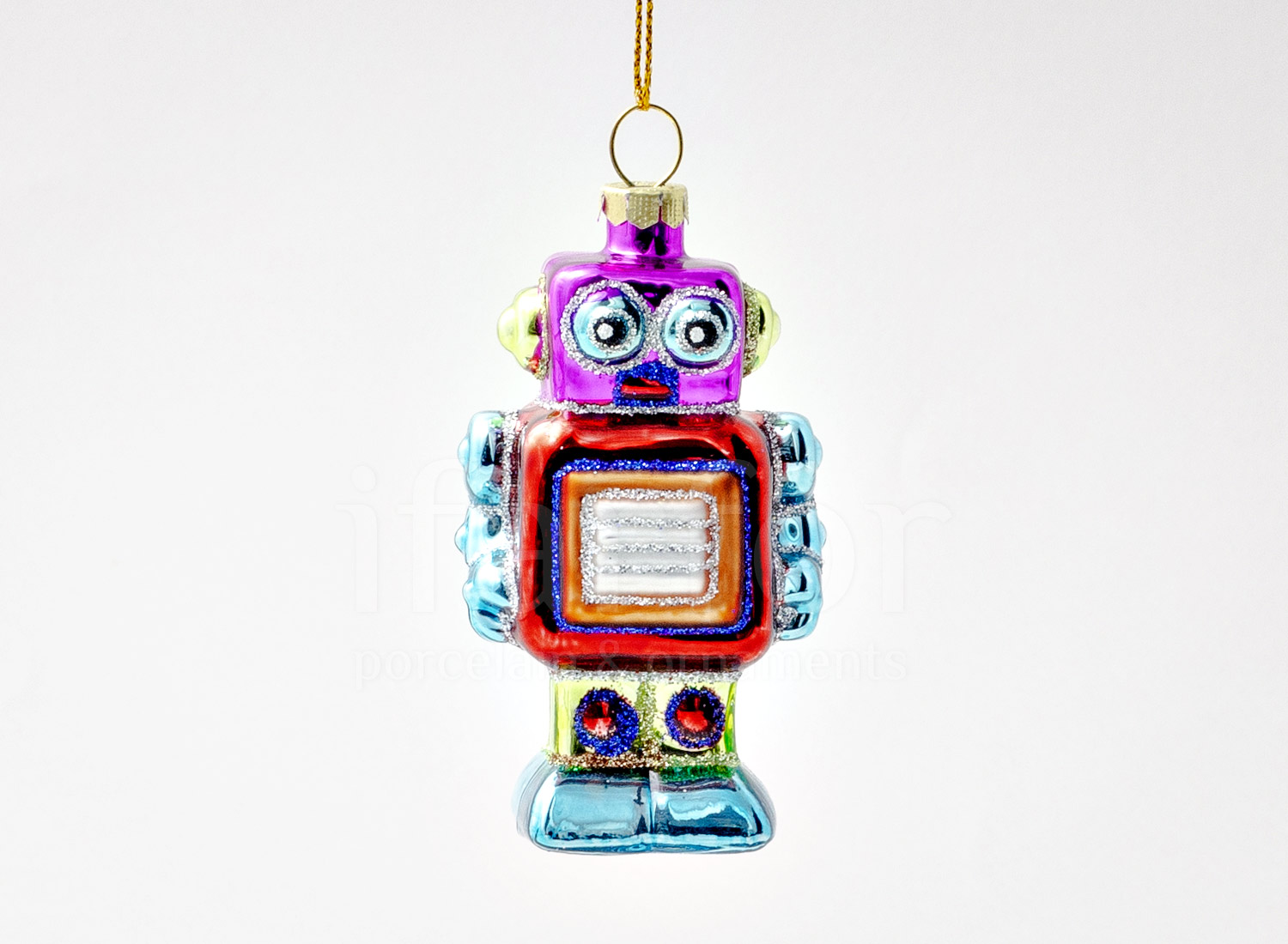 Елочная игрушка «Маленький робот»