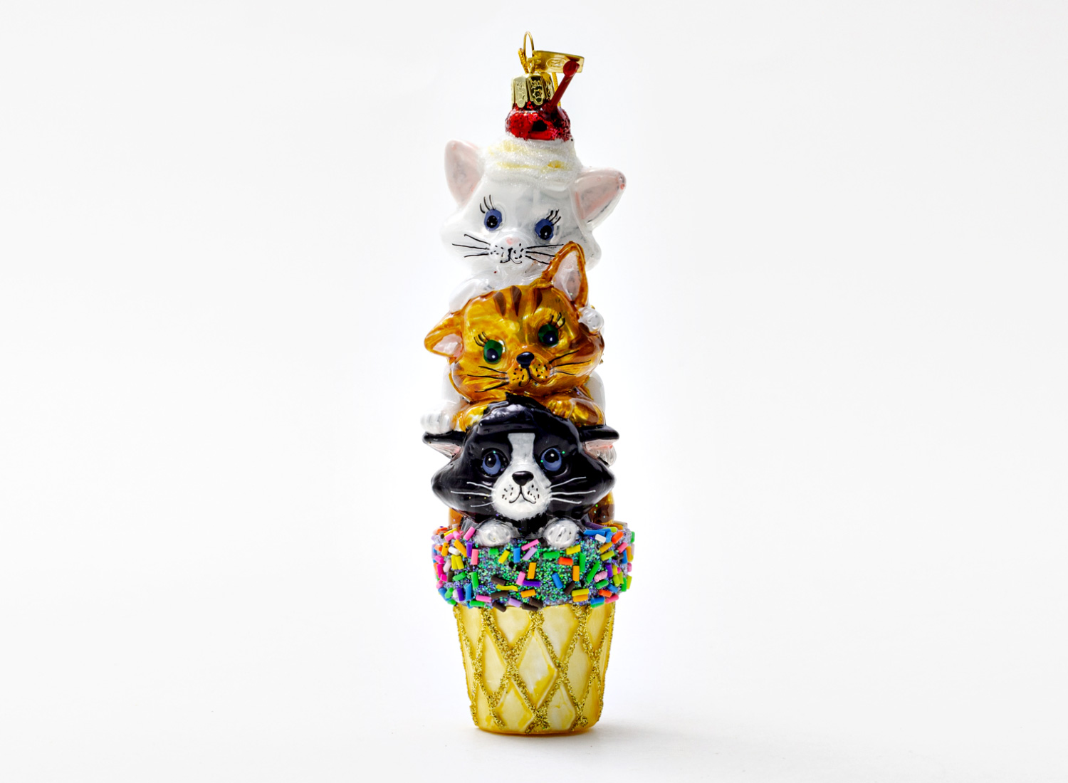 Елочная игрушка «Мороженое рожок»