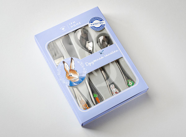 Набор столовых приборов детский Дружная семейка