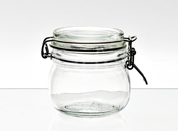 Jar with a lid Transparent KORKEN