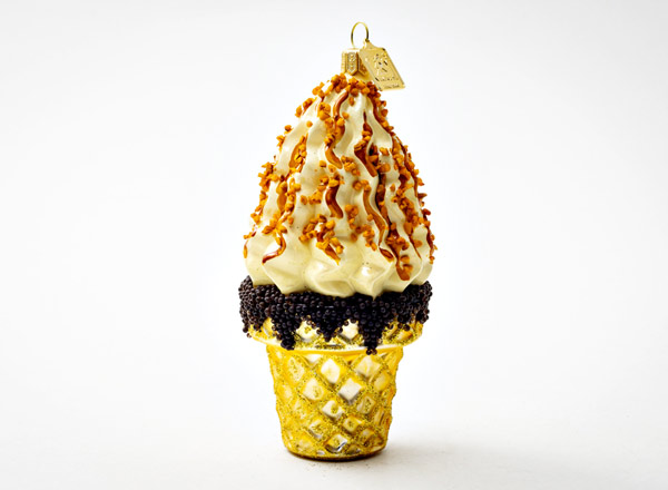 Елочная игрушка Ванильное мороженое
