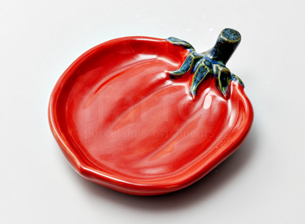 Plate for snacks Red Tomato