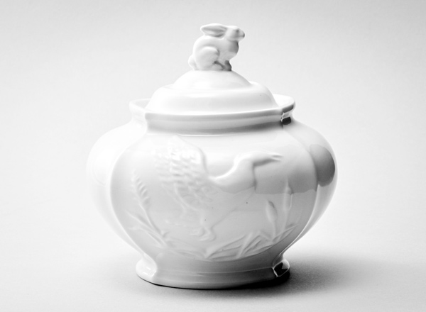 Сахарница Рельеф Охотничий Белый