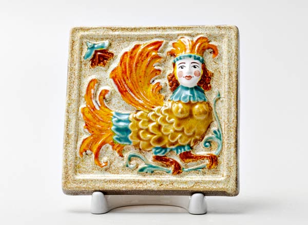 Tile small Sirin 2 zolotistyy 