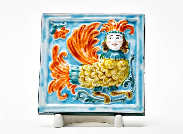 Tile small Sirin 3 turquoise 