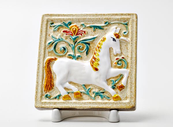 Tile small Unicorn 2 zolotistyy 