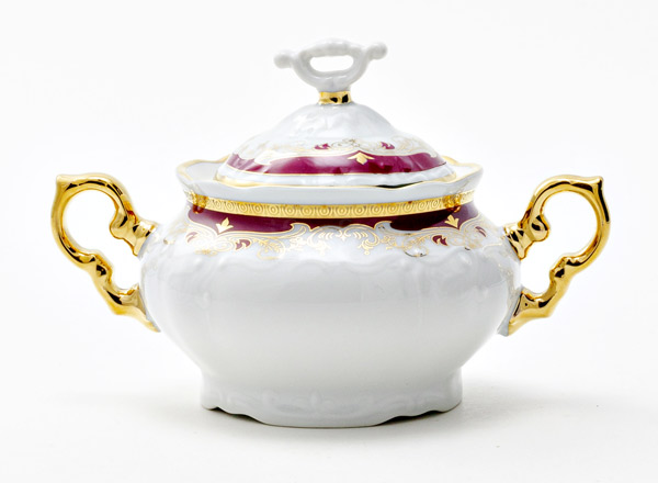 Sugar bowl Red lily Maria