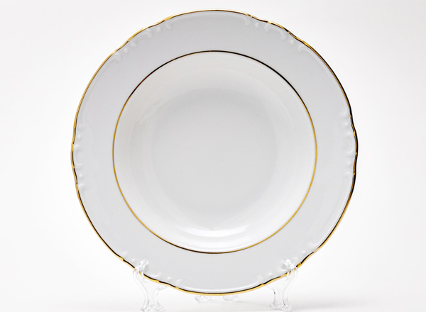 Plate deep Constance Layering gold