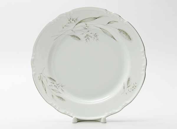 Тарелка мелкая второй сорт Констанция Серебряные колосья Констанция