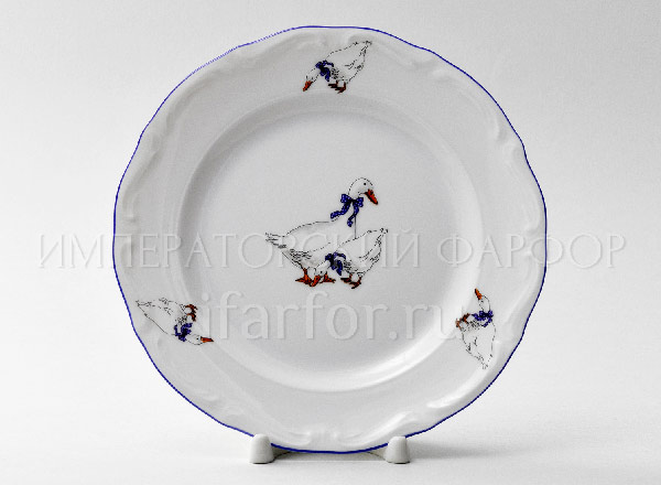 Тарелка десертная второй сорт Гуси Repast