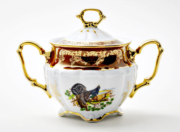 Sugar bowl Hunting Red Maria Teresa