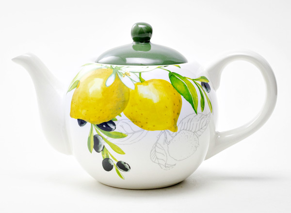 Teapot second grade Lemons and olives Repast