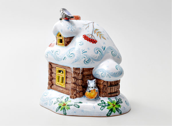 Candlestick Teremok. Winter Teremok