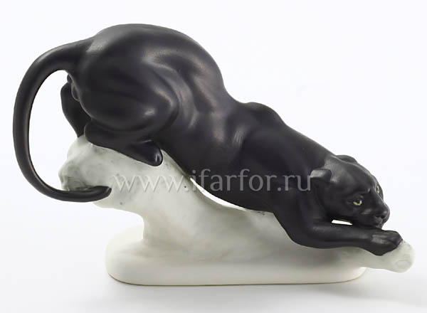 Sculpture Black panther (biscuit)