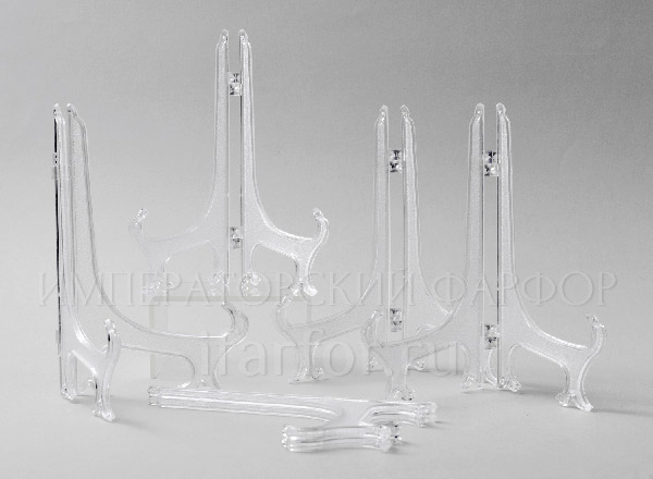 Комплект подставок для декоративных тарелок 280мм Прозрачный 5/5 Подставка