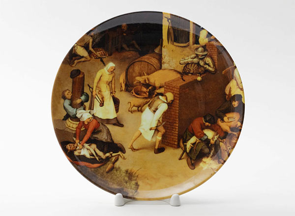 Decorative plate Bruegel Pieter the Elder Netherlands proverbs 4