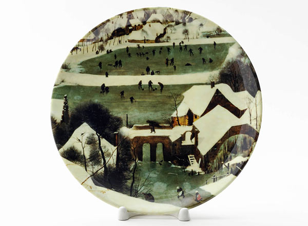 Decorative plate Bruegel Pieter the Elder Hunters in the snow 6