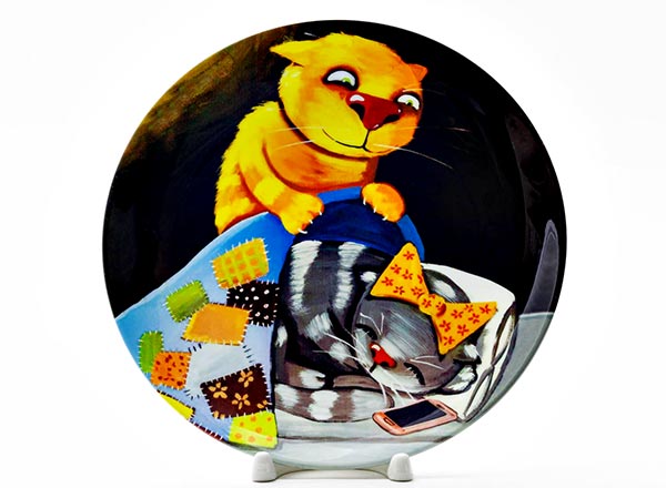 Decorative plate Kudelin Alexey Vladimirovich (Vasya Lozhkin) Bayu-Bay