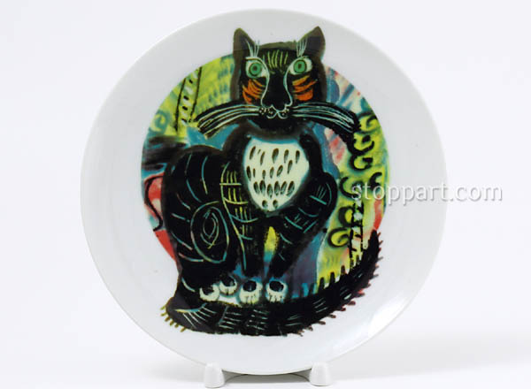 Decorative plate Mavrina Tatiana Kotofey Ivanovich