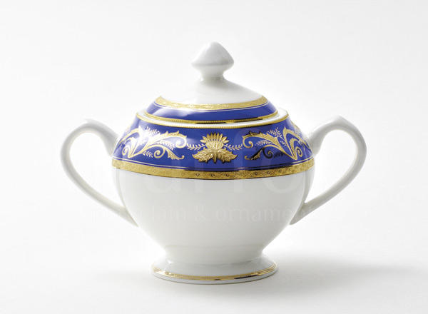 Sugar bowl Lapis lazuli Imperial