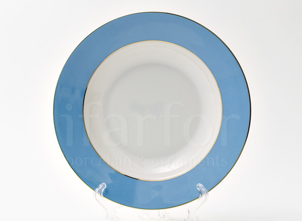 Plate deep Alice azure 4
