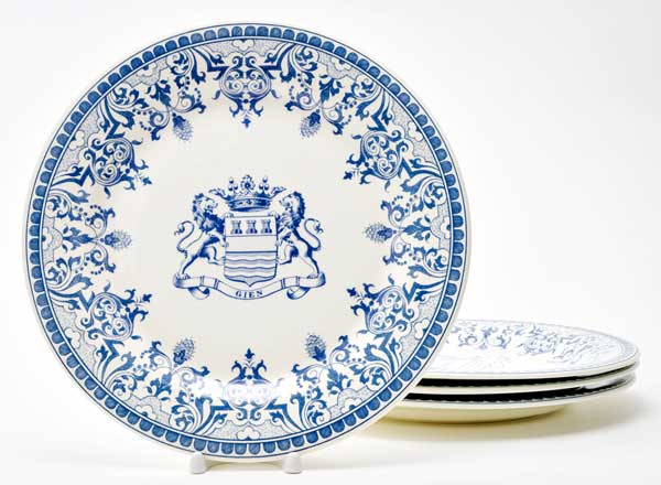 Набор тарелок столовый BLASON DEPAREILLEES BLEU GIEN Шампань