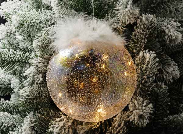 Christmas tree toy Glowing ball 15LED