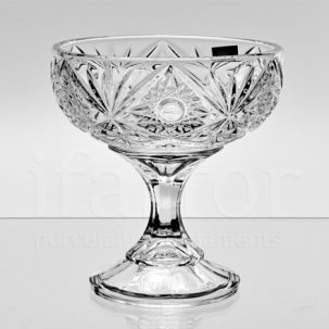 Ваза для конфет на ножке Miranda Crystalite Bohemia 144 x 150 мм.