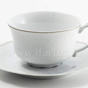 Чашка с блюдцем чайный Passion Platine 6828 1/2 Colbert 200 мл.