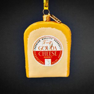 Елочная игрушка Сыр Gouda 60 x 90 мм.