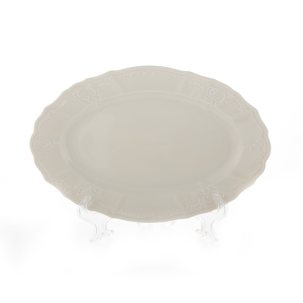Блюдо овальное Бернадотт Недекорированный Be-Ivory 260 мм.