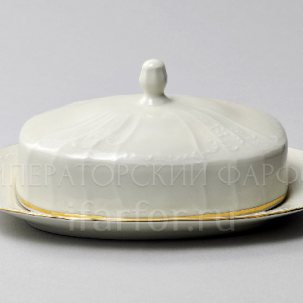 Масленка Бернадотт Белый узор Be-Ivory Бернадотт 215 x 145 x 95 мм.