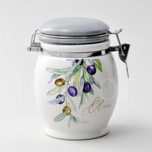 Банка для сыпучих продуктов Оливки Royal Classics 115 x 150 мм.