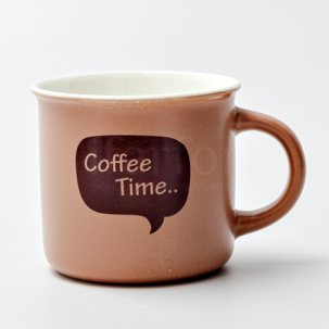 Кружка Coffee Time розовая Royal Classics 400 мл.
