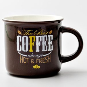 Кружка The best coffee always hot and fresh (шоколад) Royal Classics 440 мл.
