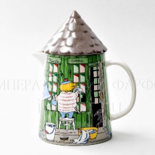 Кувшин с крышкой Купальня Arabia MOOMIN 125 x 123 x 205 мм.